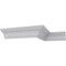 Ekena Millwork 2 1/4"H x 2 1/4"P x 3"F x 94 1/2"L Eris Smooth Crown Moulding MLD02X02X03ER - alternate 7